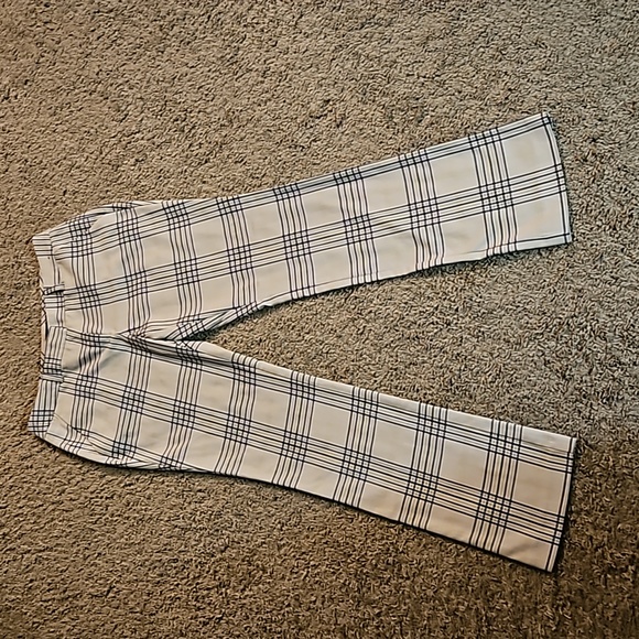 NY&Co 7th Ave plaid slacks - Picture 1 of 13